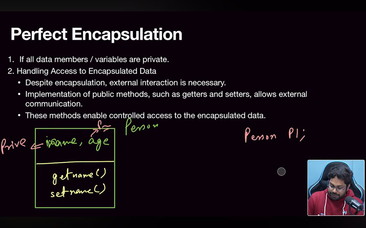 deshmukh_v51974's tweet photo. Day 18/150 of DSA 🚀
Sarted my DSA journey with Java using Love Babbar's roadmap.   
Today I learn: Encapsulation in java ..      
 Consistency > Motivation       
#DSA #Java #Coding #150DaysOfCode #BuildInPublic
@CodeHelp4U
@lovebabbar3 https://t.co/hzkt0Xq1MC
