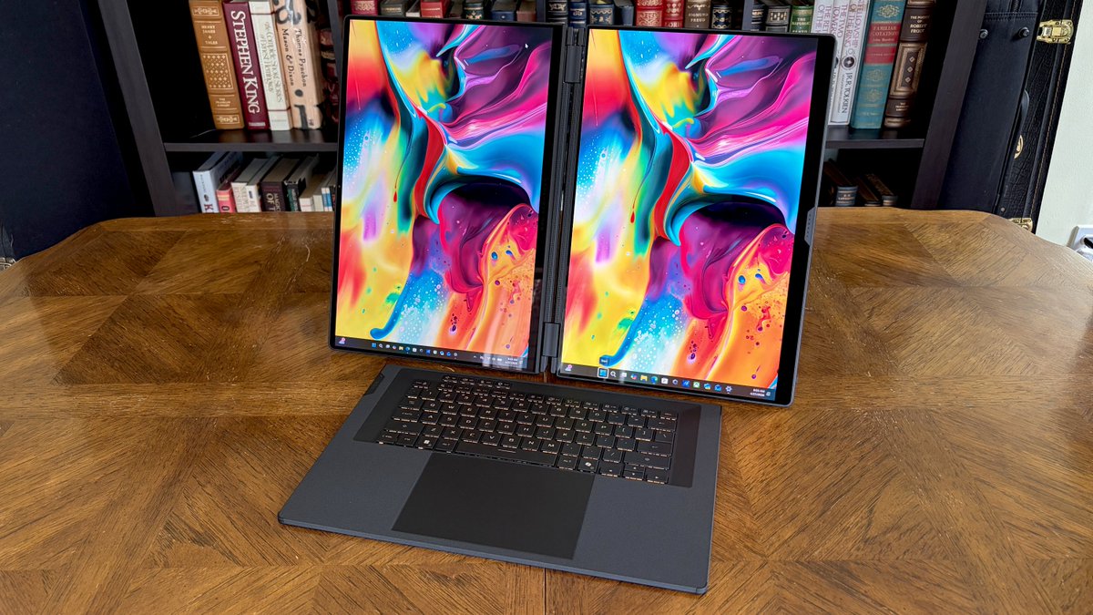ASUS took its Zenbook Duo and supercharged it with larger dual