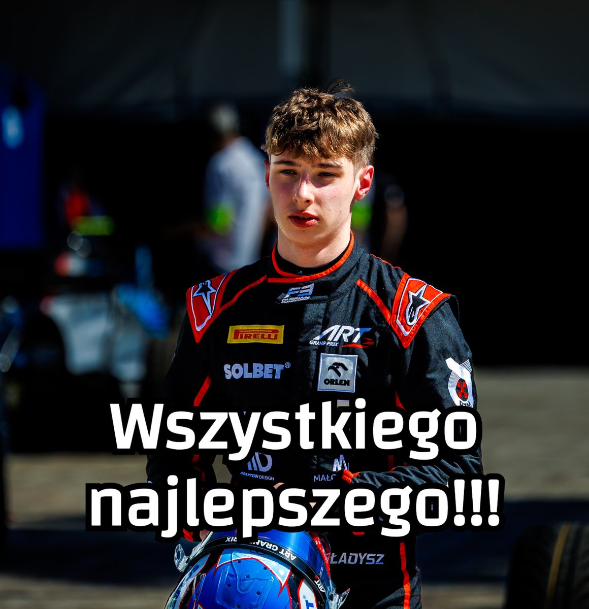 powrotroberta's tweet image. Maciej Gładysz, nasz kierowca Formuły 3, wkracza dziś w pełnoletniość!

Wszystkiego najlepszego @MaciejGladysz17! Niech zdrowie dopisuje, a na torze nie brakuje szczęścia, bo skill już jest!

#F1pl #Elevenf1