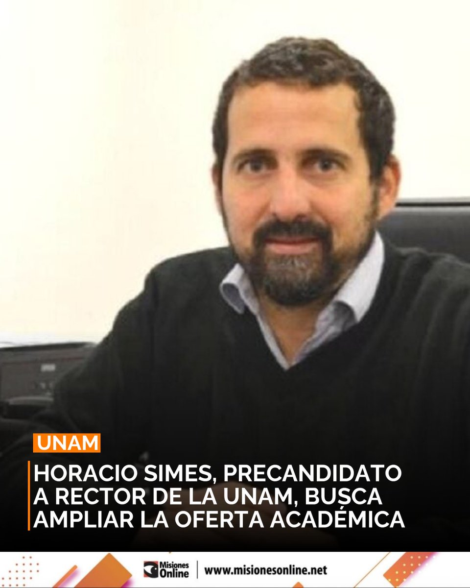 misionesonline's tweet image. Universidades públicas, en situación delicada por recortes. Horacio Simes, precandidato a rector de la UNaM, propone ampliar la oferta académica y mejorar el ingreso y permanencia. 📚 Elecciones en junio.
misionesonline.net/2026/04/28/hor…
#UNaM #Universidad #Educacion