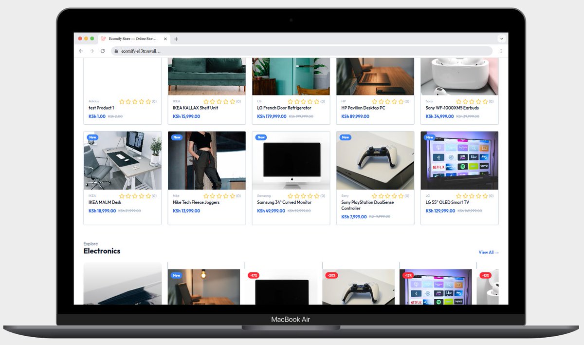 Cyrus_bill_ke's tweet image. Just shipped the first version of Ecomify on Sevalla 🚀

I have been building an e-commerce store for the last couple of weeks. Now I need honest eyes. I'd love some brutally honest feedback from this community.
 ecomify-e13tr.sevalla.app

#buildinpublic #ecommerce  #webdev