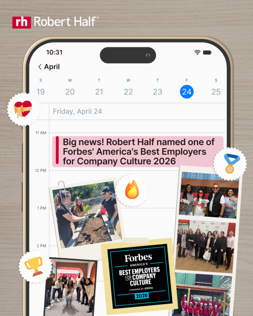 Noecolina98's tweet photo. #RobertHalf has been named one of Forbes’ 2026 America’s Best Employers for Company Culture! So proud of the people and culture that make this possible. #LifeAtRH https://t.co/qkuzAAVuWF