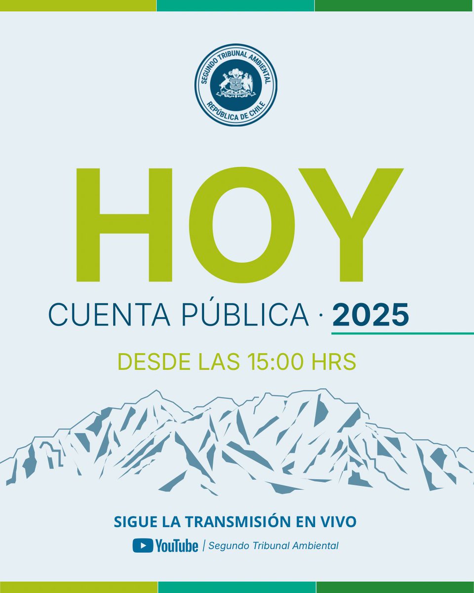 Segundo Tribunal Ambiental / Environmental Court tweet media