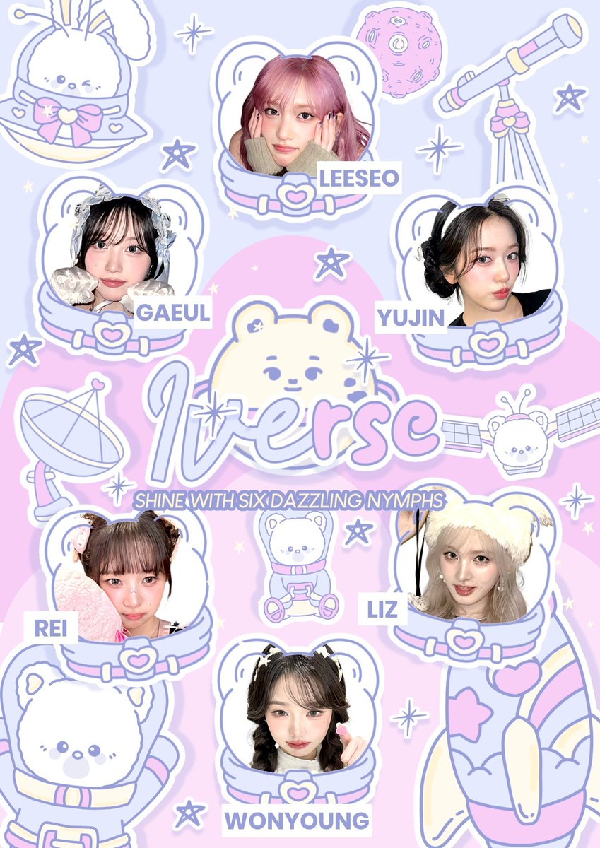 천 개의 별자리 속에 — 𝐈𝐕𝐄𝐑𝐒𝐄! 🪐 tweet media