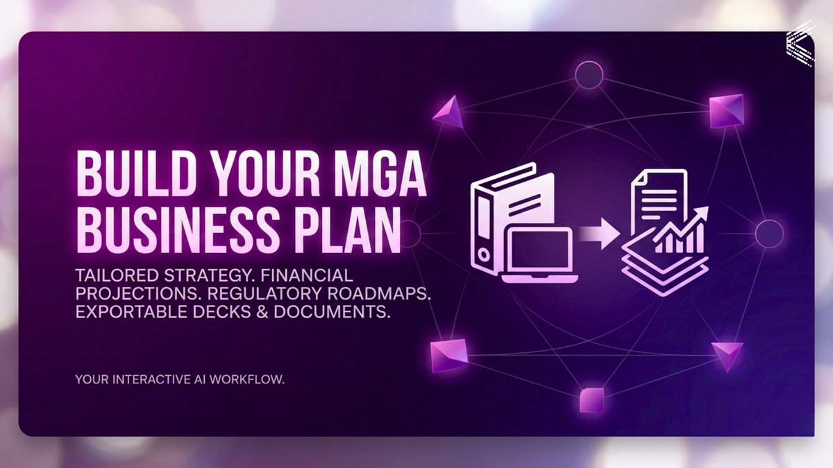Science4Data's tweet image. Most MGA founders don't need a $40K consulting engagement.

They need better tools.

Athena builds your entire MGA business plan strategy, financials, regulatory roadmap in one interactive workflow.

Exportable. Tailored. No consultant required.

#InsurTech #AI #AthenaAIStudio