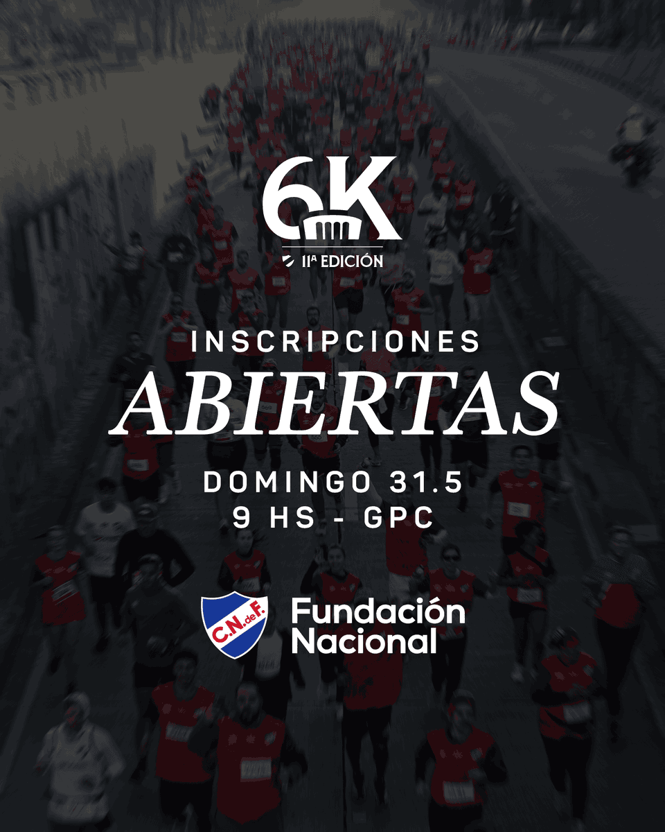 Info Deportes Uruguay : Vuelve la 6K del Decano-31/05 infodeportesuruguay.blogspot.com/2026/04/vuelve… #running #6k #nacional #granparquecentral #montevideo