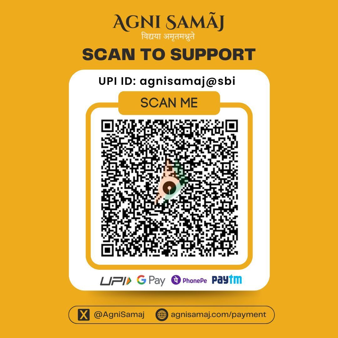Agni Samāj tweet media