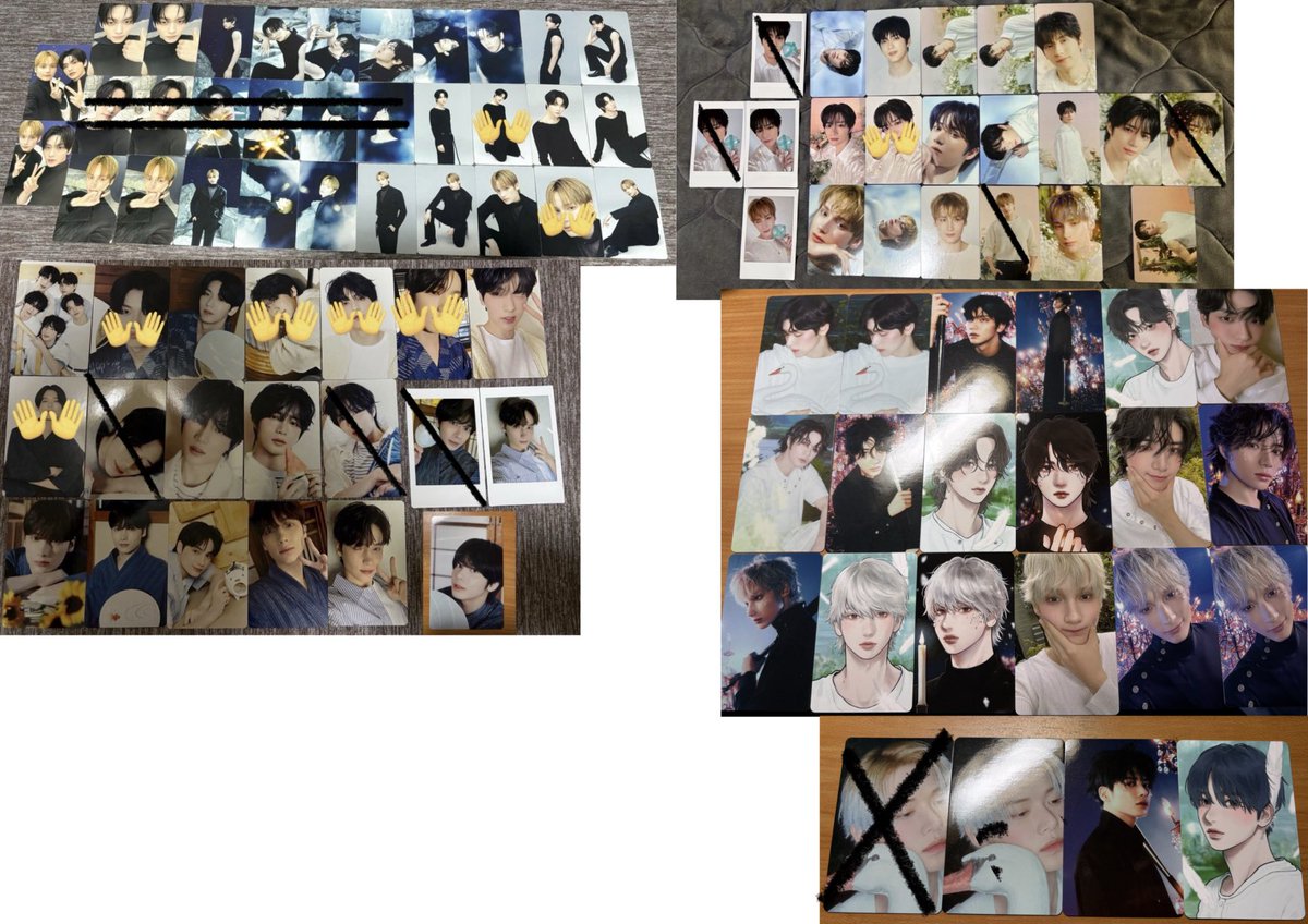 _fxyx_'s tweet photo. TXT 過去トレカ 交換

【譲】 スビン ボムギュ ヒュニンカイ
🐰🐻‍🐧

【求】 引用元 🦊🐿 &amp;4枚目🧡
kakao standard ver. 🦊

郵送📮
2枚~
n:1可能
#TXT交換 #TXTトレカ交換 https://t.co/tlpWGIyeAN
