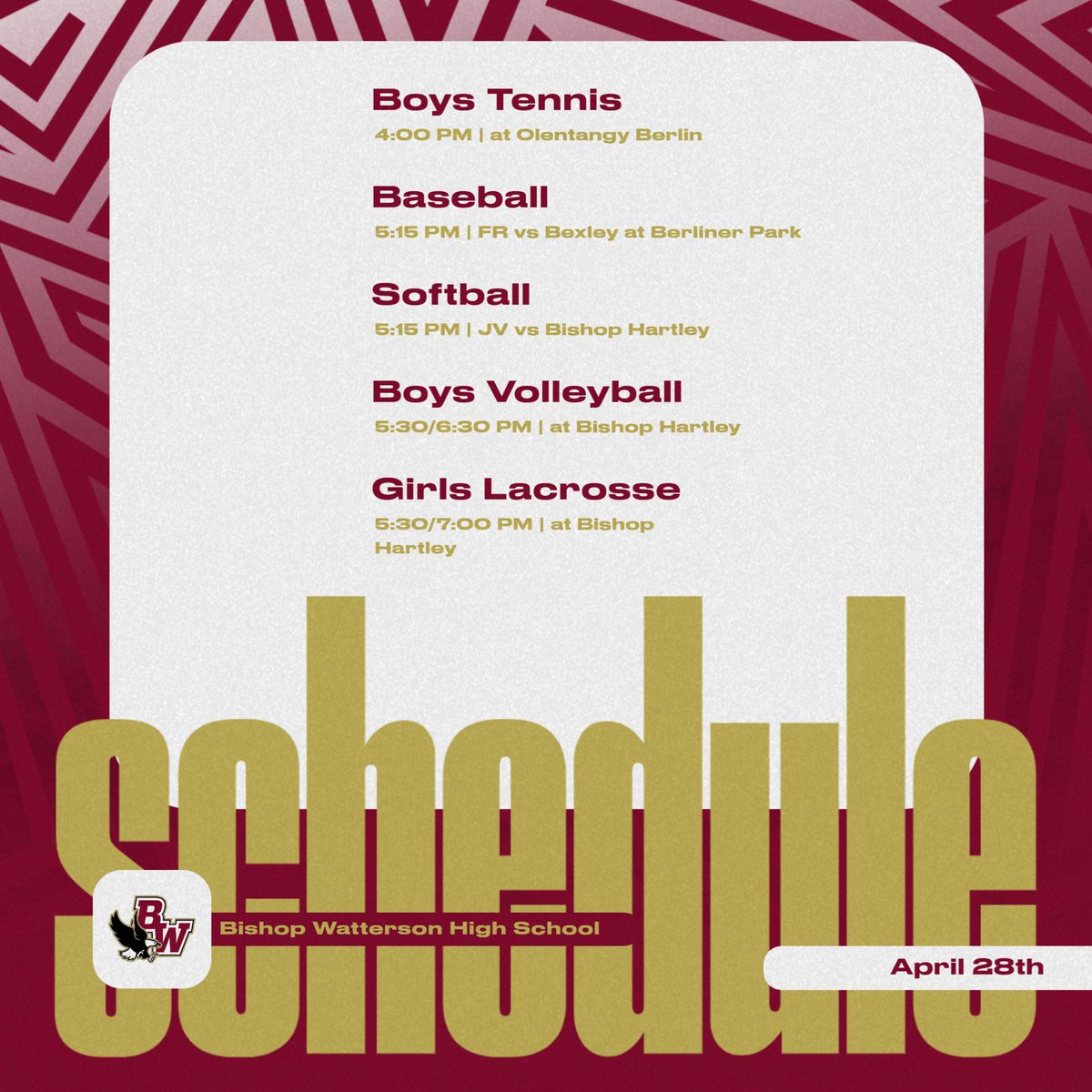 Watterson Athletics tweet media