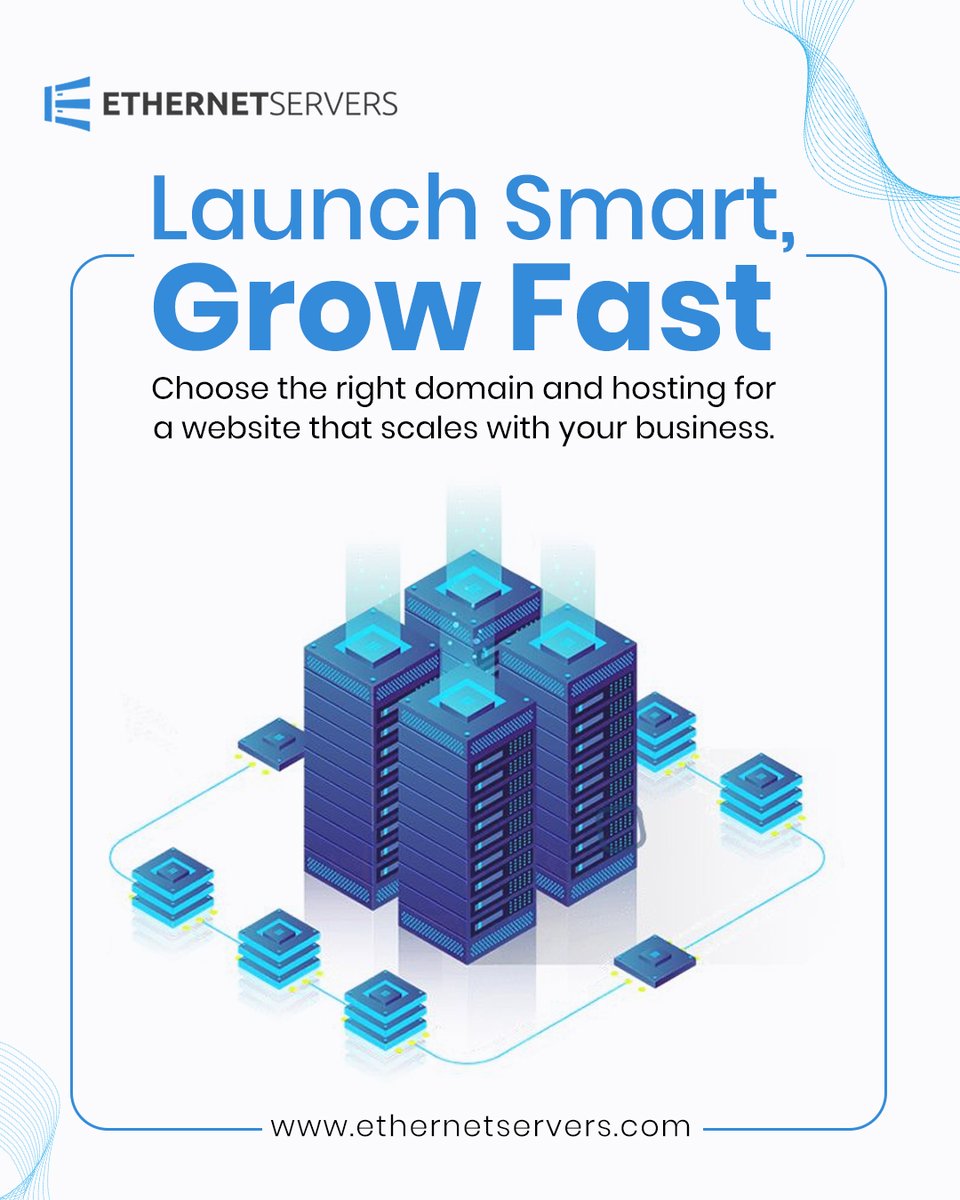 Ready to scale? 

Don’t let slow hosting hold your business back.

Get the speed and reliability you need to launch smart and grow fast with EthernetServers.

Secure your domain and hosting today: 👉 ethernetservers.com

#WebHosting #Tech #Startups #Growth