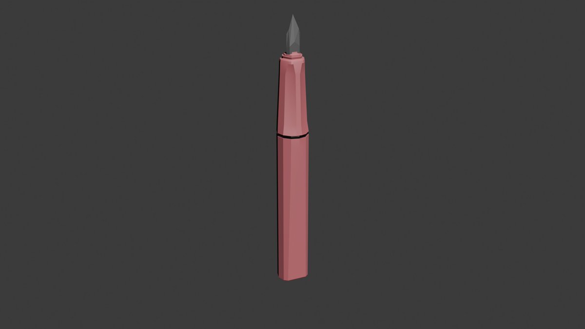 sillyoumaximus's tweet image. I tried making my pen
#blender #3d