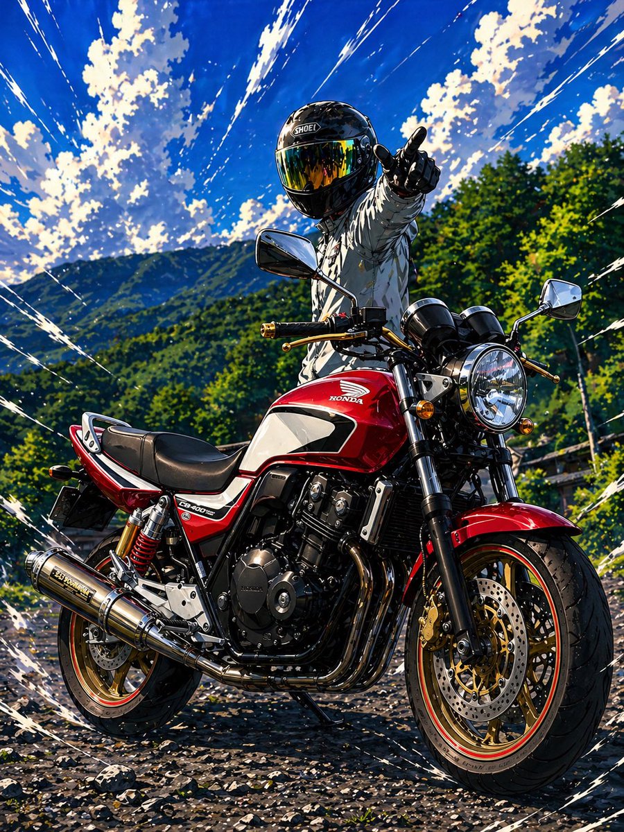 前川@CB400SF tweet media
