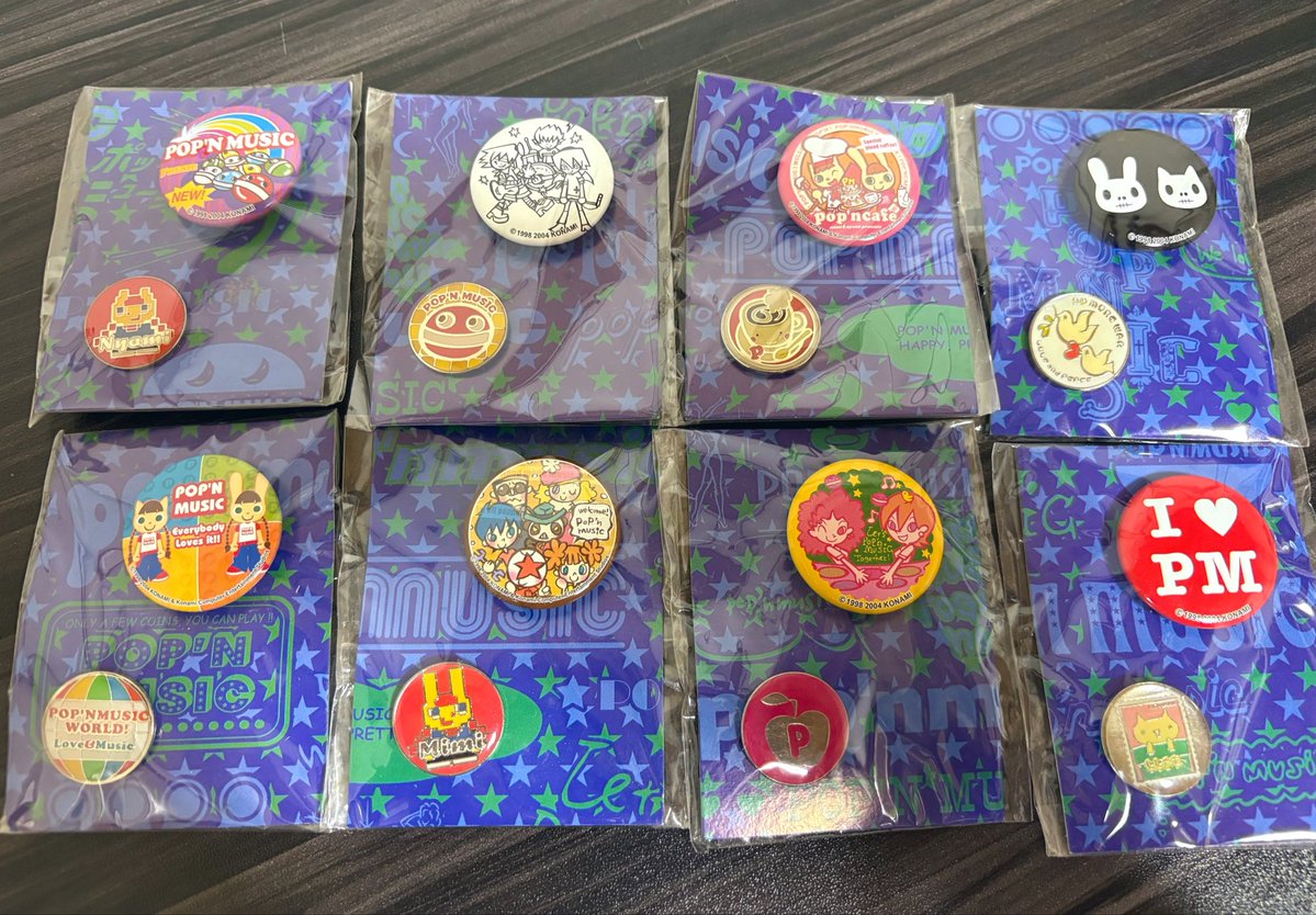 ポップンミュージック どらきゅ〜 缶バッジコレクション まとめ売り こちらポップンミュージック缶バッジコレクション どらきゅ〜ば〜じょ