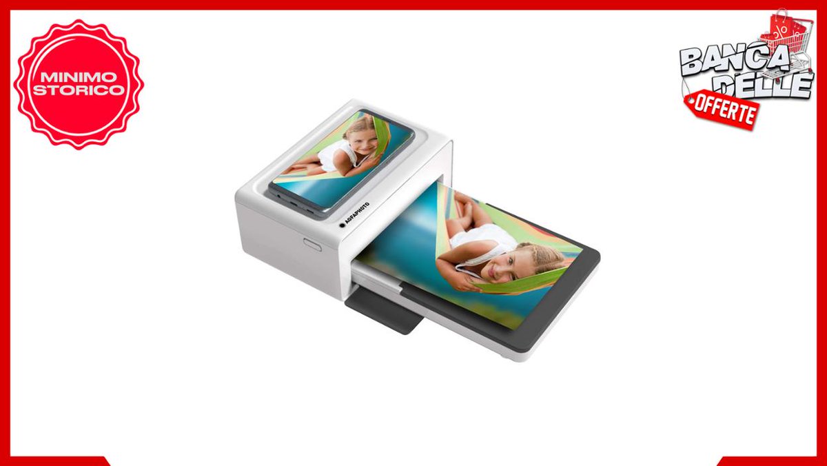 BancaOfferte's tweet image. 🖨️ AgfaPhoto Realipix Moments AMO46 - Stampante fotografica per Smartphone 10x15 cm

‼️ Minimo Storico
💰 A soli 54,99€ invece di 120,99€ (-55%)

🔎 amzlink.to/az0oVHMzIClOJ
#adv #offerte #oggi