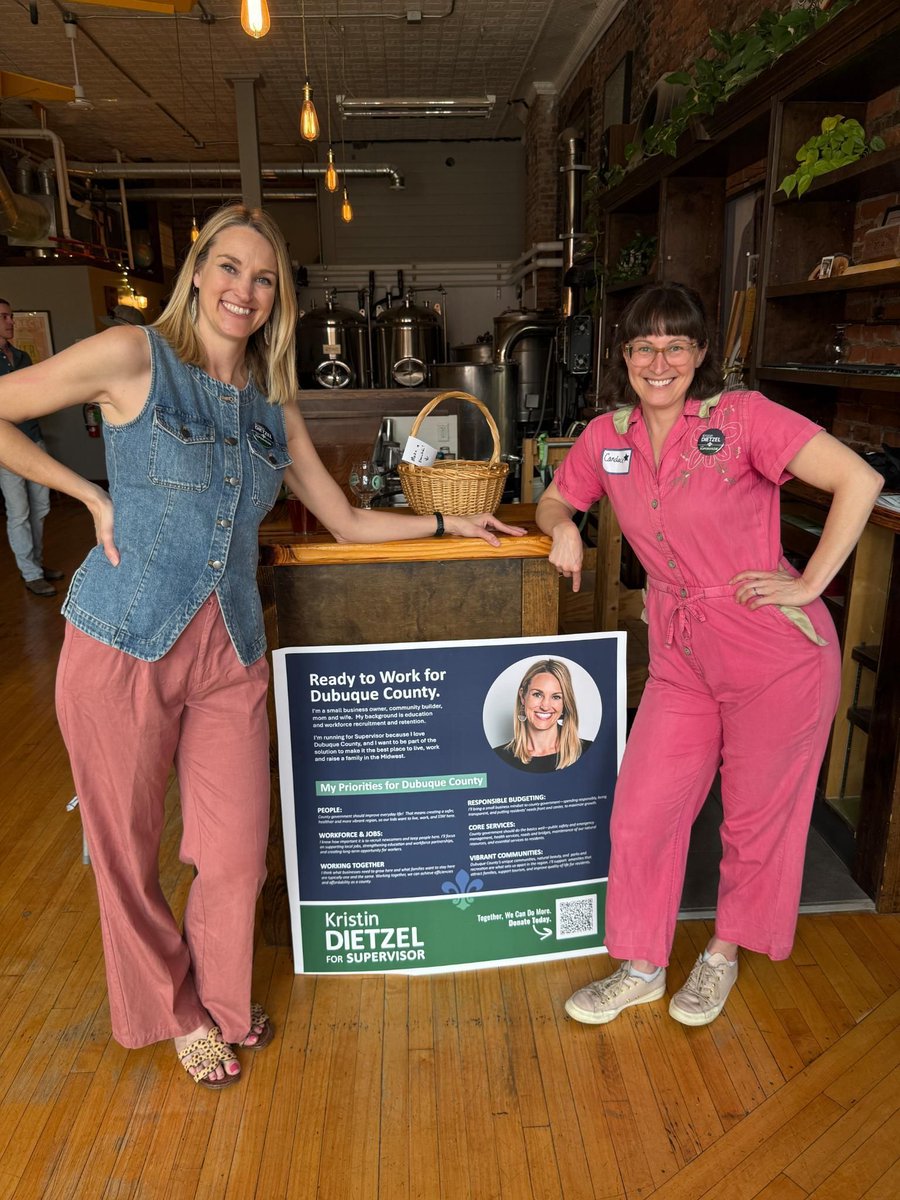 dbqdems's tweet image. This weekend was the campaign kickoff for Kristin Dietzel as she runs for Dubuque County Supervisor! It was a great meet-and-greet, giving folks the chance to hear directly from Kristin and learn more about her vision for the county.
#vote #dubuque
