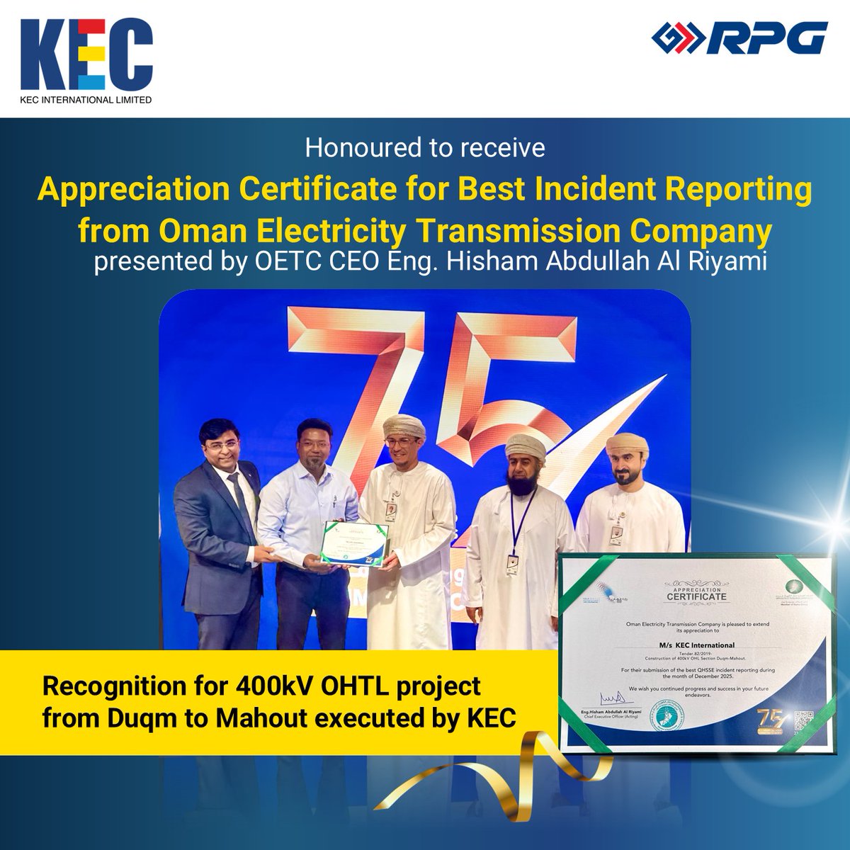 KEC International tweet media