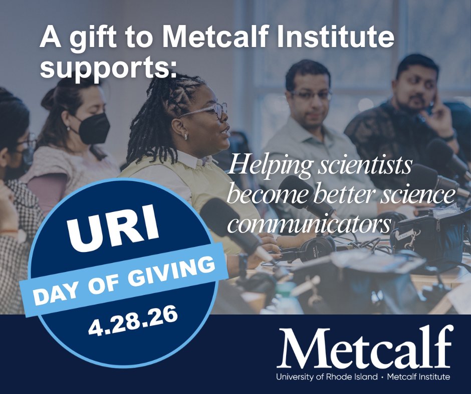 Metcalf Institute tweet media