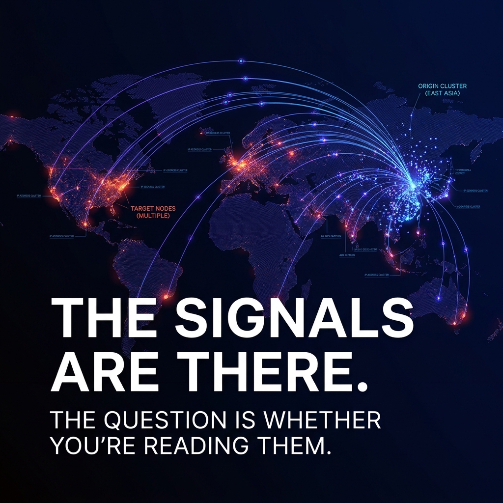 knutix's tweet image. Lazarus Group hit KelpDAO for $290M. Fast attribution because their infrastructure patterns are recognizable — same ASNs, same residential proxy clusters. Those signals exist in network telemetry before the attack. Most vendors aren't reading them. #ThreatIntel #CyberSecurity
