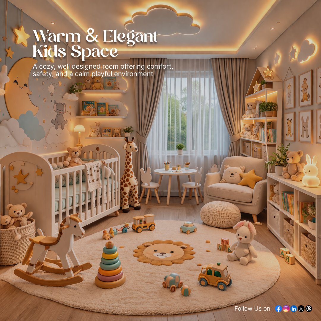 HC_Interior's tweet image. A child’s room is not just a space,  it is where memories begin

Where little hands learn, tiny feet explore, and every corner tells a story.

DM or call us today at 7070701373 to design your child’s perfect space

#perfect #kids #room #Interiordeisgn #highcreationinterior