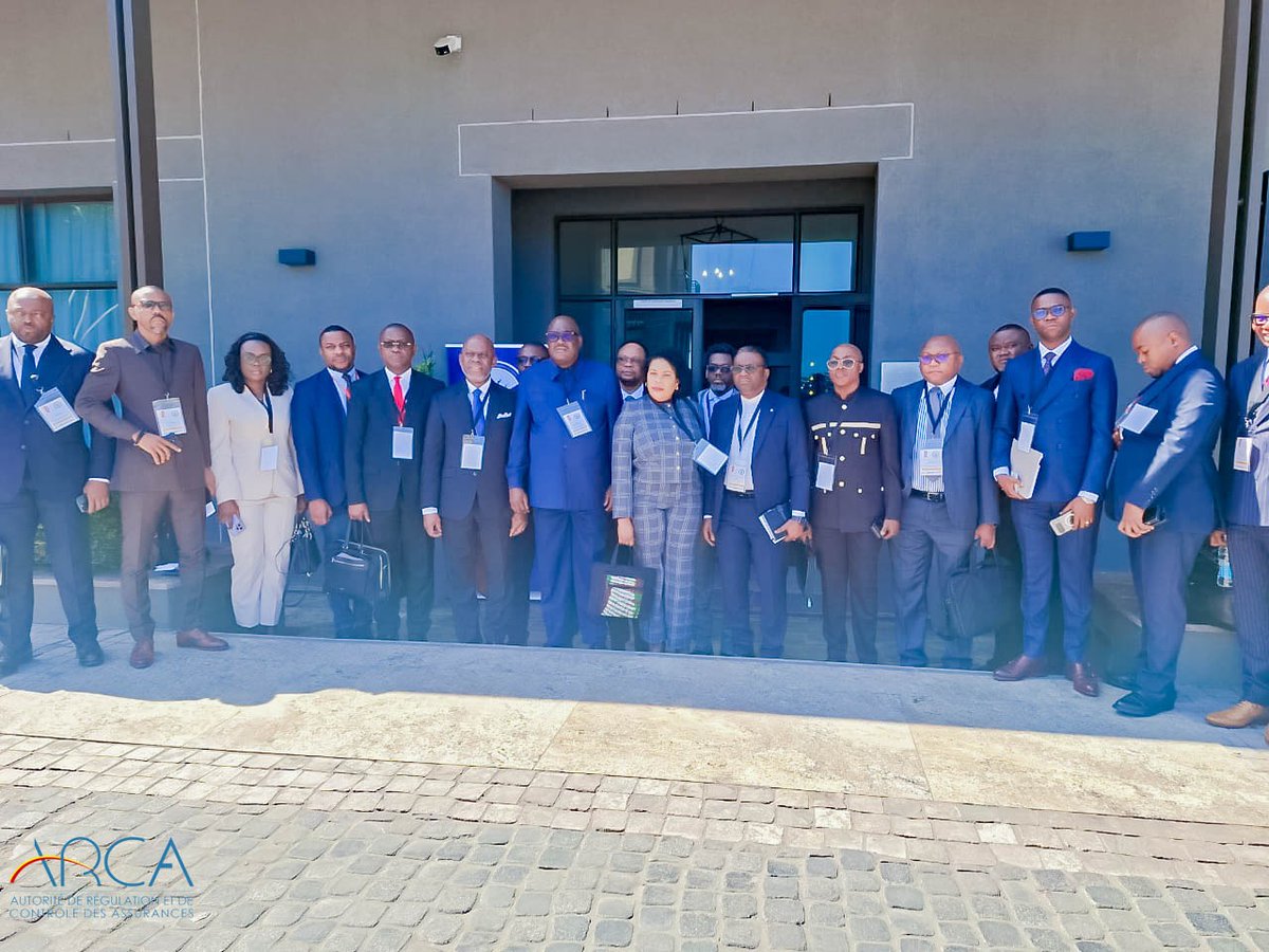 RdcArca's tweet photo. #ARCA/CENAREF-GAFI : 
Lors de sa participation le lundi 27 avril 2026 à Swakopmund en Namibie, à la session de travail avec le GAFI consacrée à la revue du 10ème rapport d'avancement  dans le cadre du processus ICRG, le DG de l'ARCA, Alain Kaninda, au côté  du Secrétaire Exécutif de la CENAREF, le 1er Avocat Général Alder Kisula, a rassuré  les évaluateurs du Groupe conjoint du GAFI de l'engagement  scrupuleux de l'ARCA à poursuivre rigoureusement, efficacement et durablement  la supervision du secteur des assurances basée sur les risques en matière de lutte contre le blanchiment de capitaux et le financement du terrorisme, et ce en dotant davantage l'ARCA des ressources humaines, financières et matérielles adéquates pour y parvenir.