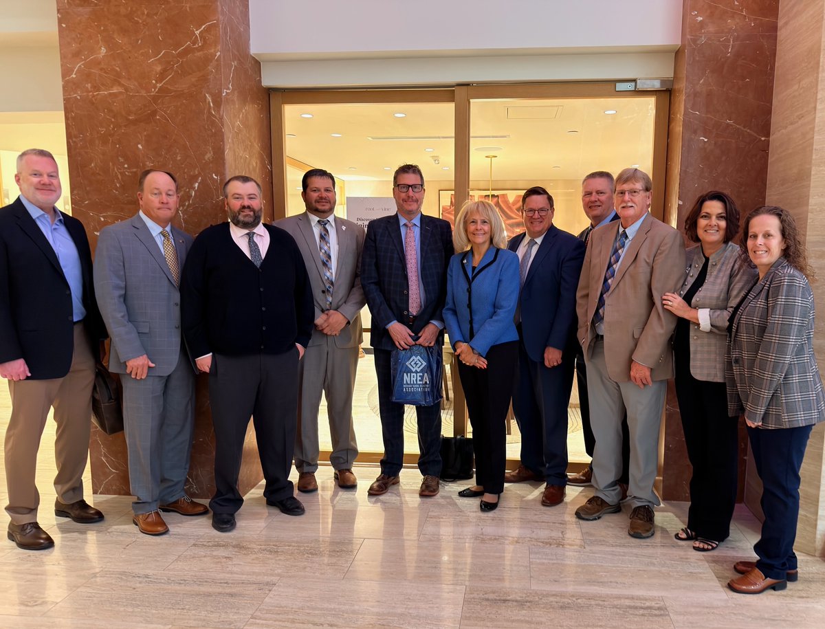 NVRuralElectric's tweet photo. NREA is on the Hill w/ 
@NRECANews advocating for NV’s consumer-owned public power utilities in support of public policy that promotes affordable, reliable &amp; safe power. 

#NREAinDC #CoopsOnTheHill 

#PoweringToday #PoweringTomorrow

#CommunityPowered https://t.co/TZ57QqNSaR