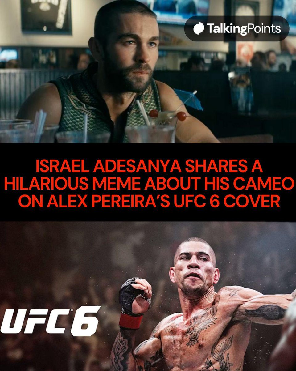BloodyElbow's tweet image. Israel Adesanya's shoulder features on the UFC 6 cover. 🤣