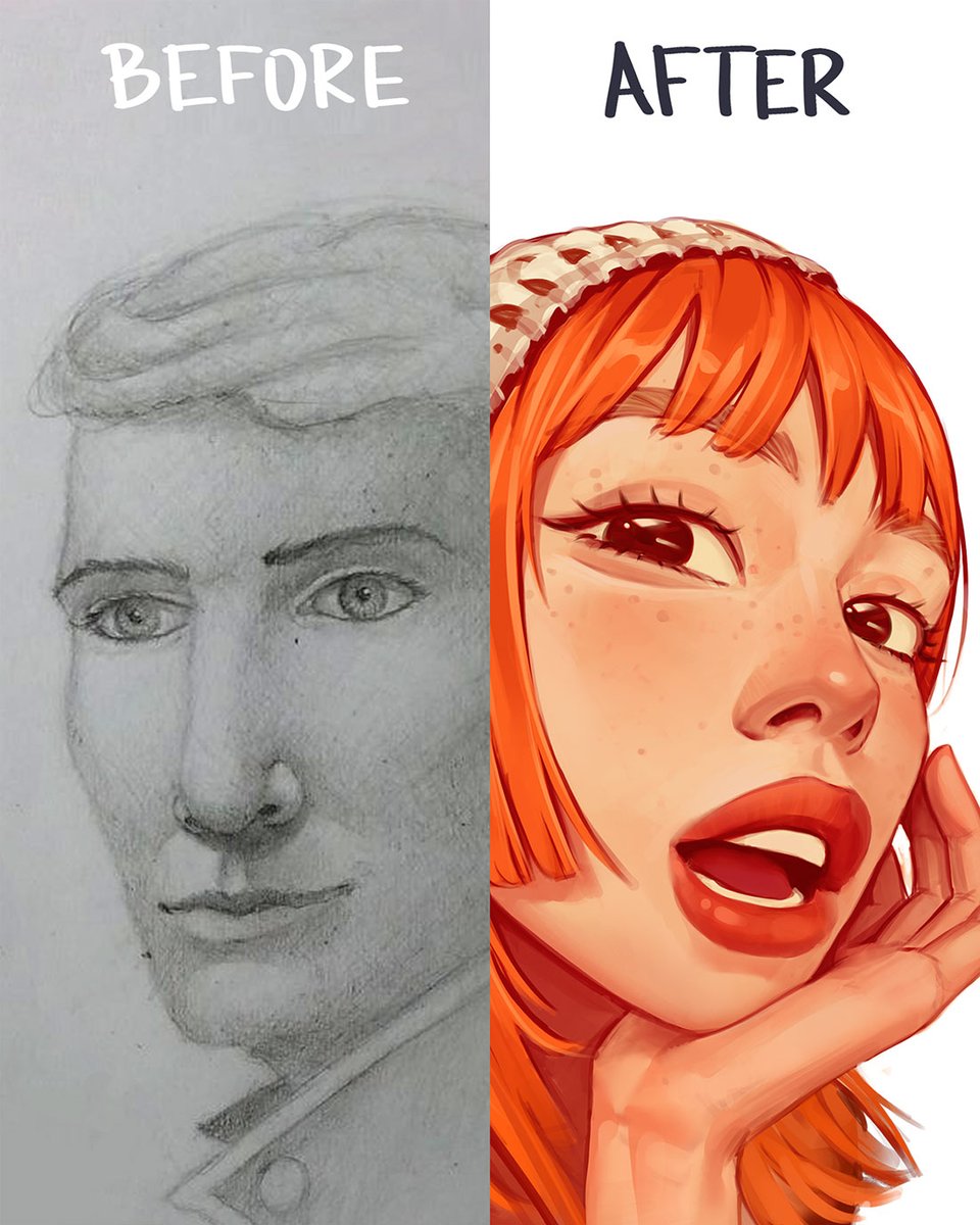also my progress from my self taught art journey