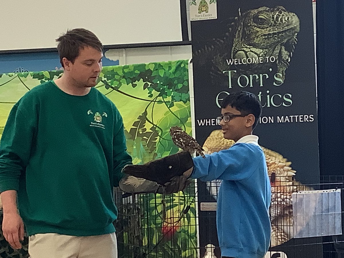 UKS2_Gaskell's tweet photo. 5S have loved meeting and (some of us) holding the exotic animals as part of Science Week. @GaskellScience @GaskellPrimary https://t.co/3X7y8X5M9d