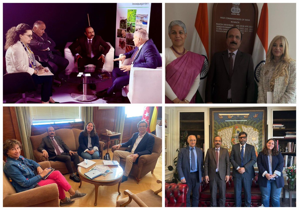 waforum_agri's tweet image. Dr. MJ Khan made a successful 4-day visit to Malta &amp;amp; Spain, engaging with top leaders, academia, and industry. Met Malta’s President &amp;amp; Agriculture Minister, and explored collaborations in Spain. Strengthening global agri partnerships.
 #GlobalPartnerships #Malta #Spain #leaders