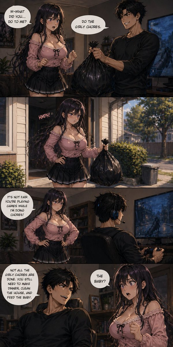 theXtra89's tweet image. Girly Chores 

#tg #tsf