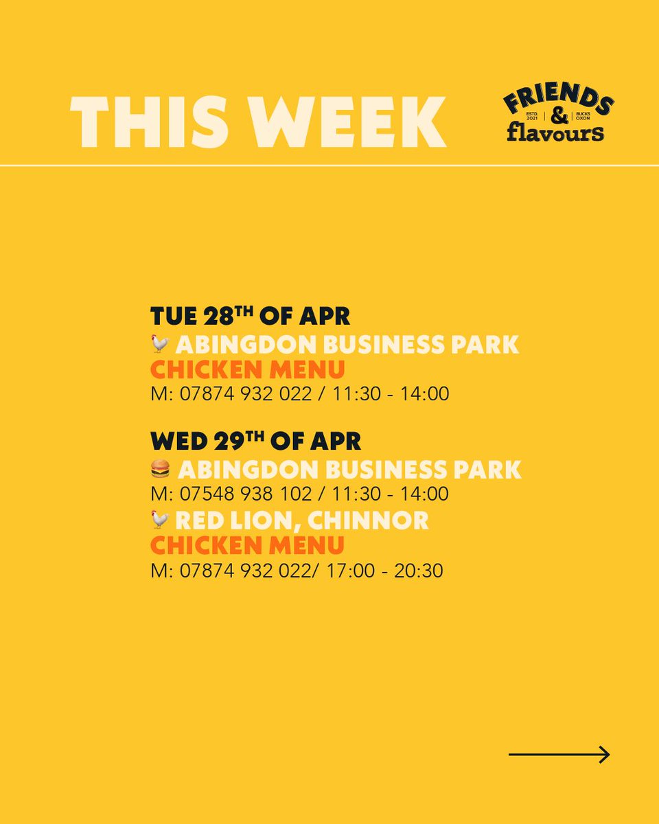 burgeratfriends's tweet image. We relish these last days of April… and you should too! 😎 🔥 🍔 🥓 🍔 🚚 🚚 
Come grab something saucy! 😋 🔥 🍔 🐓 

#burgeratfriends #friendsandflavours #burgers #locations #weeklyupdate #burgerweekly #burgersweekly #locationupdate