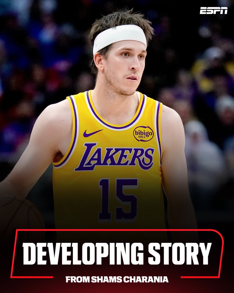 ShamsCharania's tweet image. Los Angeles Lakers star Austin Reaves is optimistic to return to action in Game 5 against the Houston Rockets on Wednesday night after missing about four weeks with a Grade 2 oblique strain, sources tell ESPN. Reaves will be a game-time decision for the third consecutive contest.