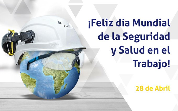 Día Mundial de la Seguridad y la Salud en el Trabajo, como prioridad crear conciencia social para disminuir los riesgos y daños que puedan sufrir los empleados y profesionales en el  campo laboral en todo el mundo.
#CubaPorLaVida
#FinanzasyPrecios