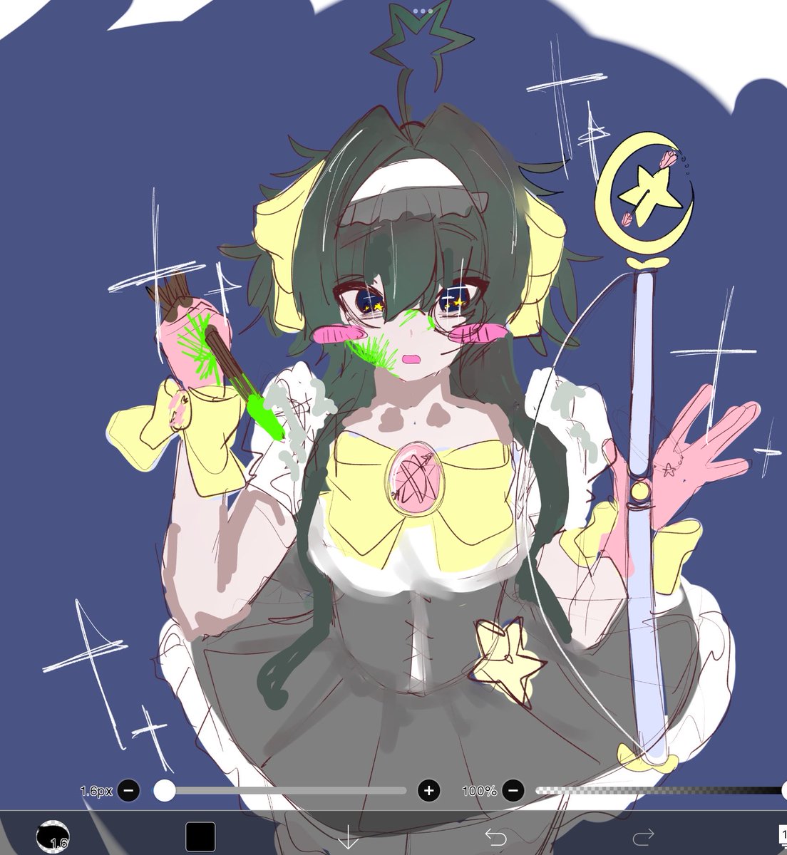 Ch1s_a's tweet photo. 🌟×🏹モチーフで創作魔法少女

#イラスト　#illustration  #創作　#魔法少女 #創作魔法少女
#春の創作クラスタフォロー祭り 
#絵柄が好みって人にフォローされたい 
#���描きさんと繋がりたい https://t.co/an7rYjnwdO