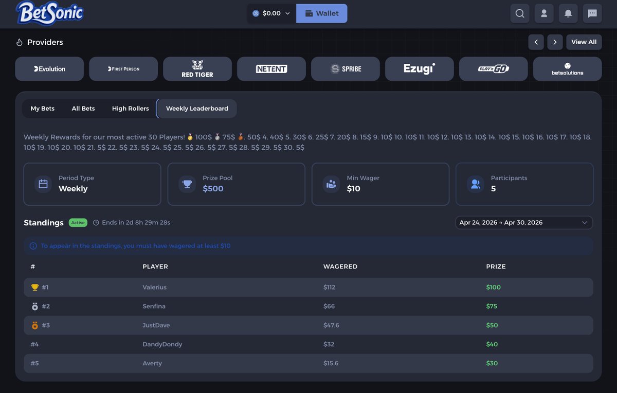 BetSonic.io tweet media
