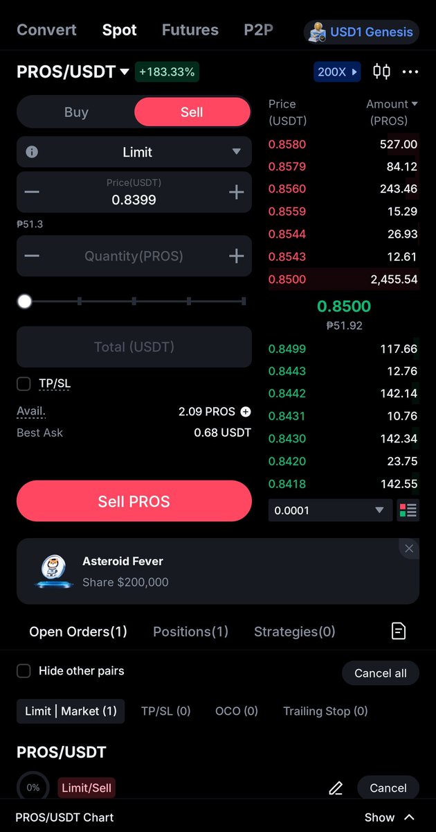 jirocryptotv's tweet photo. Decent price for $PROS of @pharos_network manage to sell and buy back from a lower price ..LFG!! $PROS just Hodl ! @AquaFluxPro and @FaroSwap when? 🥰🥰 https://t.co/ETyQ90pW4k