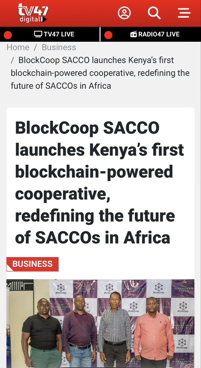 BlockCoop SACCO tweet media