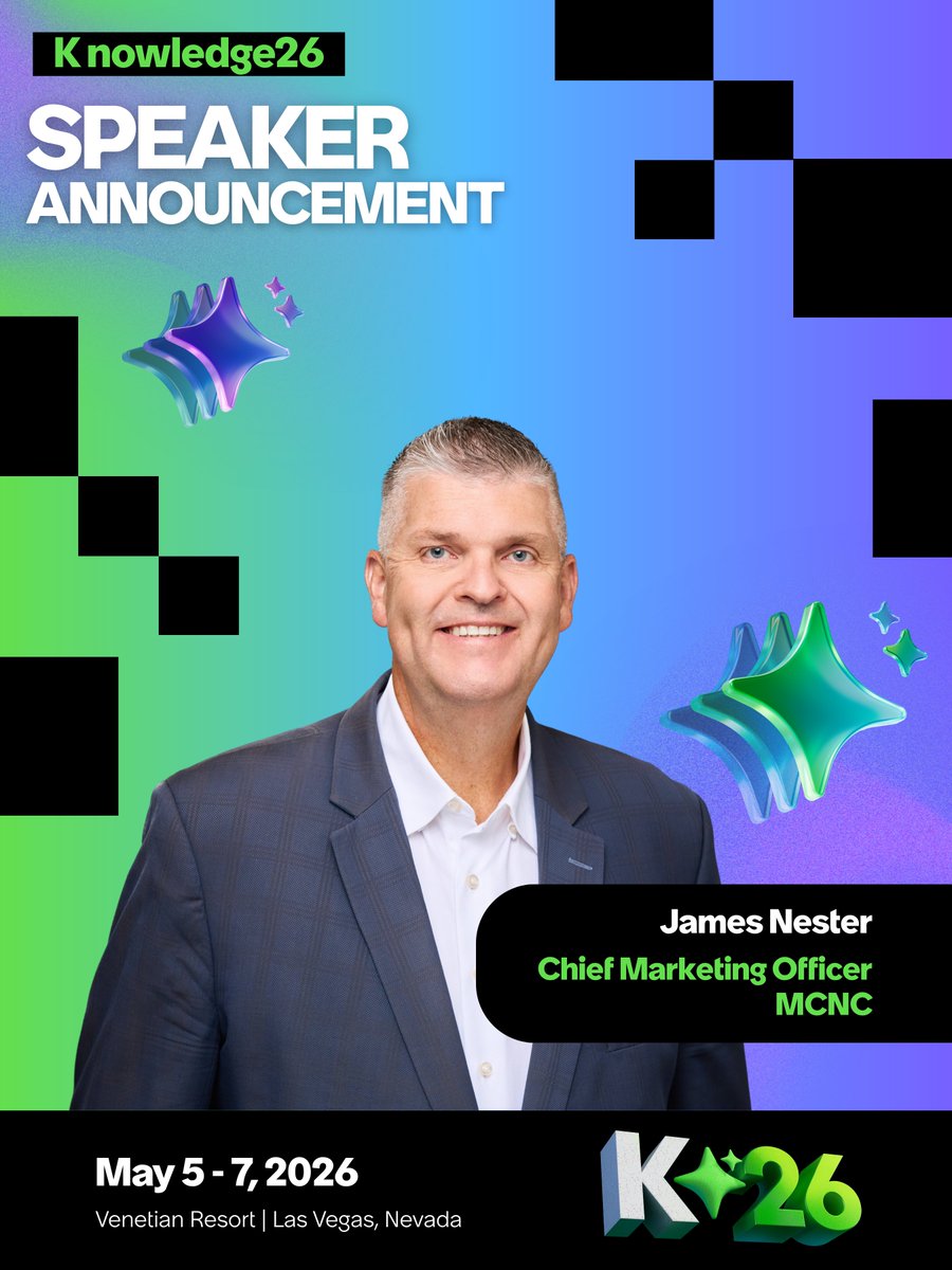 mcnc's tweet image. Excited to share that Jim Nester will be speaking at #Knowledge26! He’ll cover how MCNC unified telecom CRM with marketing automation and ServiceNow to connect customer data, streamline engagement, and improve visibility from lead to renewal.
#ServiceNow #CRM