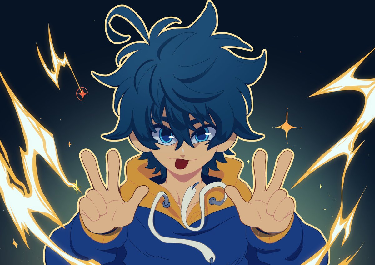 OArtist80's tweet photo. I tried a new art style for my OC  Shodo⚡

What do you think?

#artistsonx #digitalart #イラスト #Eve家 #artmoots  #オリキャラ https://t.co/nMHa0wWBnn