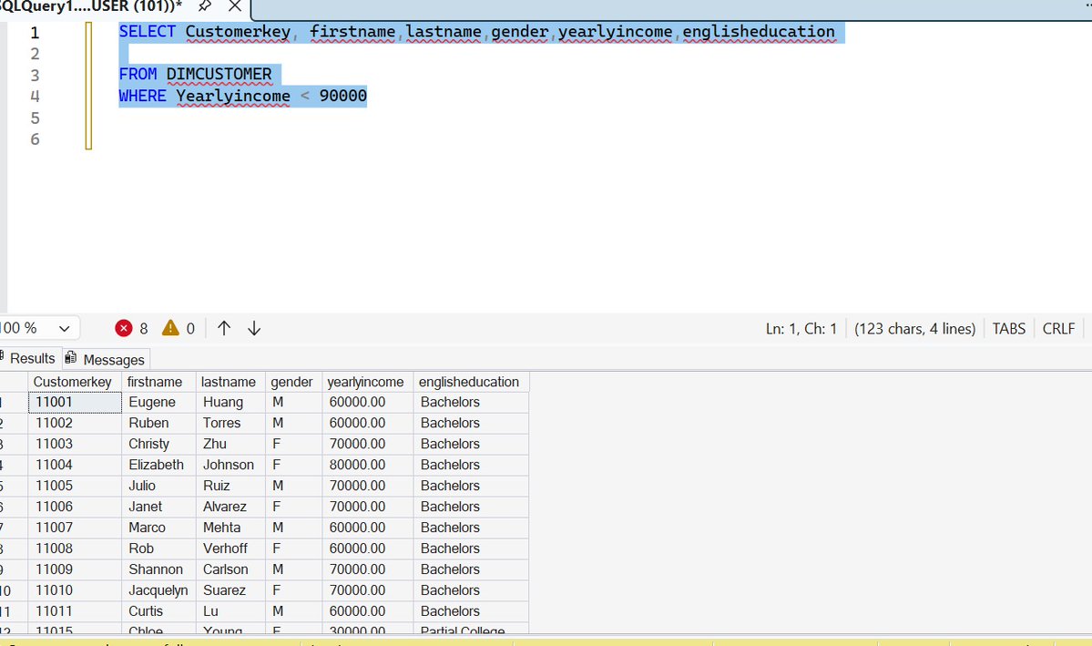 okwu_chiamaka's tweet image. SQL really said “show me what you know” today 😭
Strings ✔️
Aliases ✔️
Logical operators ✔️
Joins ✔️
CASE ✔️

Subqueries… you’ll hear from me soon 😤
Shout out to @ezekiel_aleke for the lessons
@TechSphereAcad
#dataanalytics #SQL #consistency #LearningWithTS #Dataenthusiast