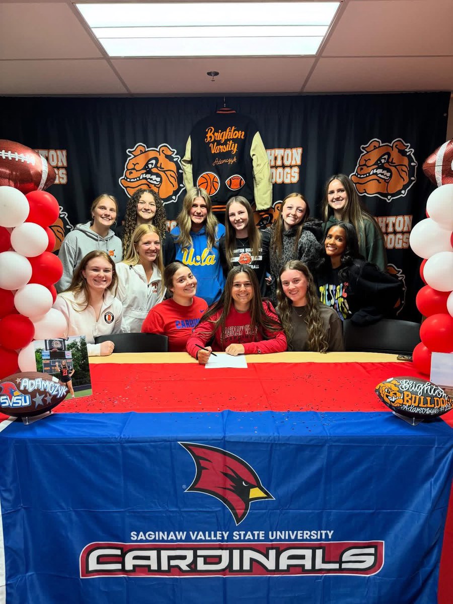 GODOGS_FLAG_FB's tweet photo. Congratulations again to our 2026 QB Emma Adamczyk on your signing with SVSU Flag Football!!

@BillKhan @WHMI @WHMISports @statechampsmich @BrightonK12 @BrightonHS https://t.co/xFJ2rKRcqc
