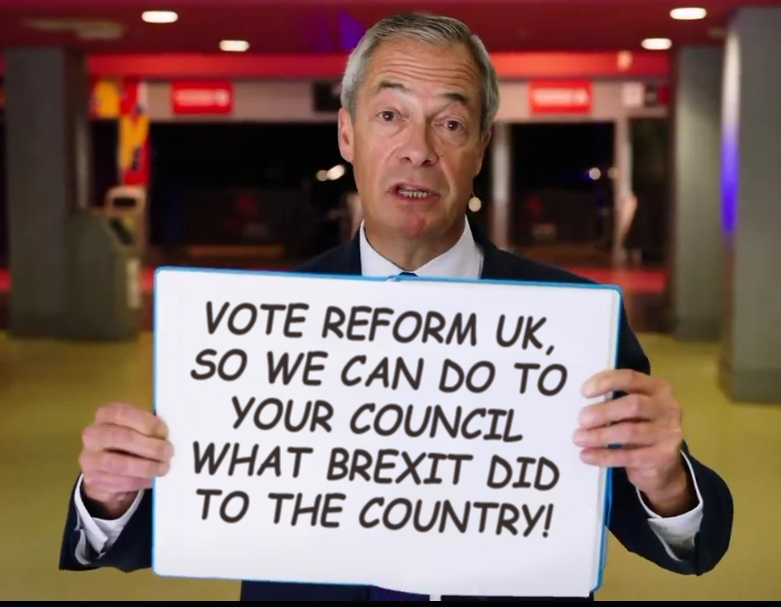 Parody Nigel Farage tweet media