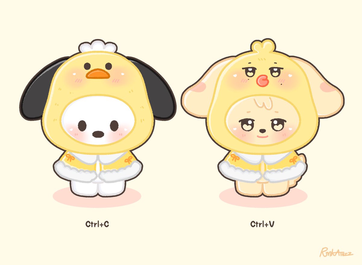 Pochacco Pichan      Yunchacco Pichangi

#ATEEZfanart #RMKFanart 🐶🐣
