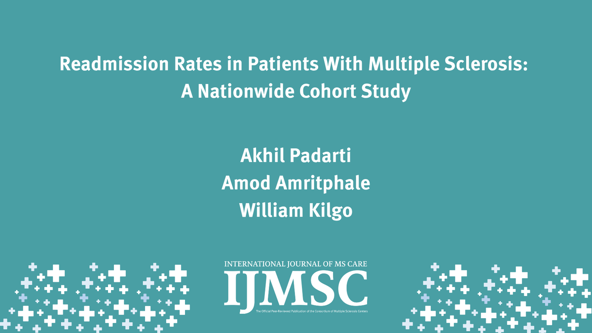 IJMSCtweets's tweet photo. Infections, specifically #sepsis, are leading cause of #readmission for people with #MultipleSclerosis, even outranking neurologic complications. Monitoring for infection during the transition to outpatient care may be an effective way to improve outcomes. https://t.co/VPYvmsu7Hm https://t.co/jAhymSaouj