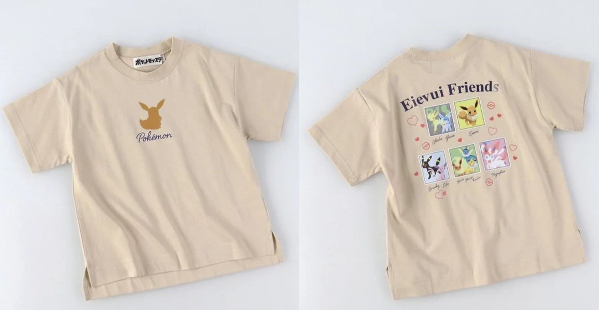 ブランシェス branshes ポケットモンスター 半袖Tシャツ［PR 