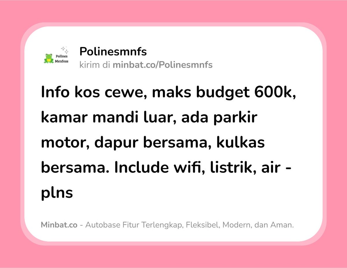 POLINES MENFESS📌 tweet media