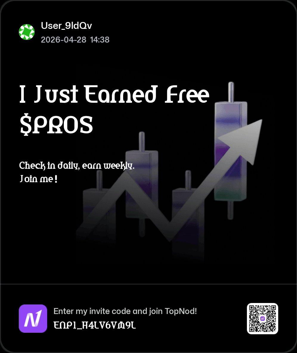 robert_manuela's tweet photo. Just joined TopNod Energy Park ⚡️
Simple tasks → earn Energy → share weekly $PROS rewards.
The more people join, the bigger the reward pool 
Worth a try！
#topnodenergy
https://t.co/7NOqsz5Tm7 https://t.co/lzleqYNNIt