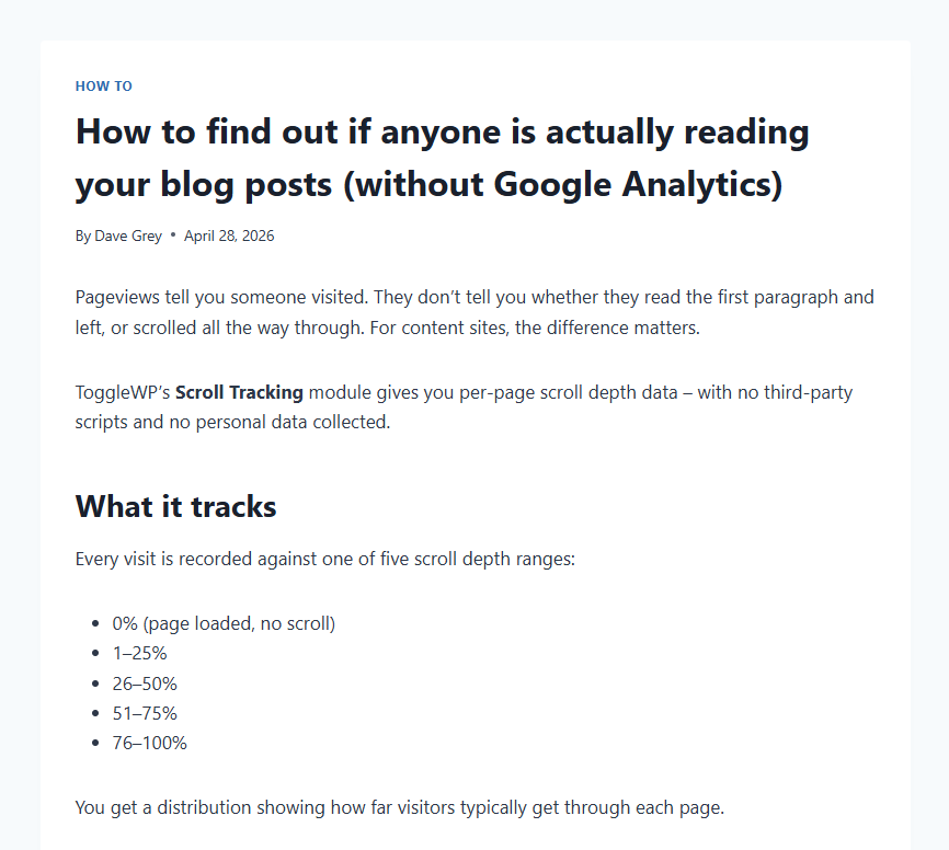 Dave @ ToggleWP - The modular toolkit for agencies tweet media