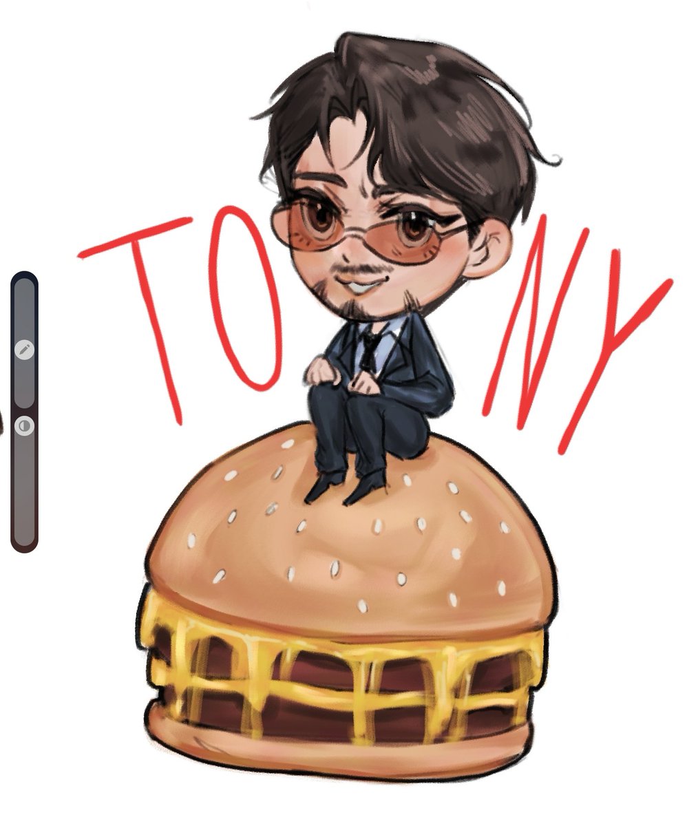 mmek_morg's tweet photo. Tiny Stark and his double cheese burger 😭🤏 https://t.co/jo61FDUQYf
