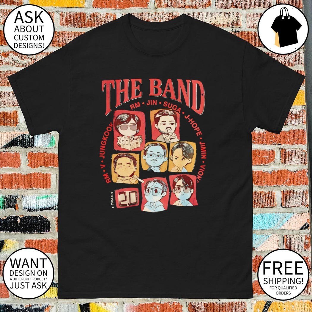 DesignatShop's tweet image. BTS World Tour Arirang Bangtan 2026 Concert The Band chibi shirt
BTS Arirang 2026 chibi cute concert design blending K-pop energy with playful fan style. 
#BTS #KpopFans #ArirangTour #ChibiStyle #ConcertOutfit #FanGear #TrendingNow 
👉 designatshop.com/product/bts-wo…